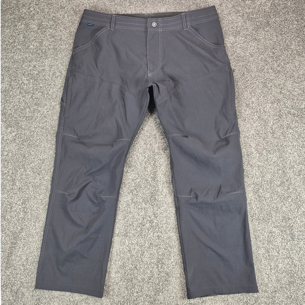 Kuhl Renegade Pants Mens 38x28 Dark Gray Klassik Fit Hiking Outdoor